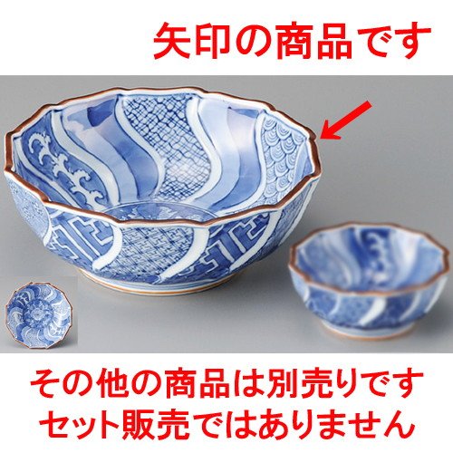 Amazon.co.jp: 染付捻り祥瑞刺身鉢[15×5.5cm] | 刺身鉢 料亭 旅館 和